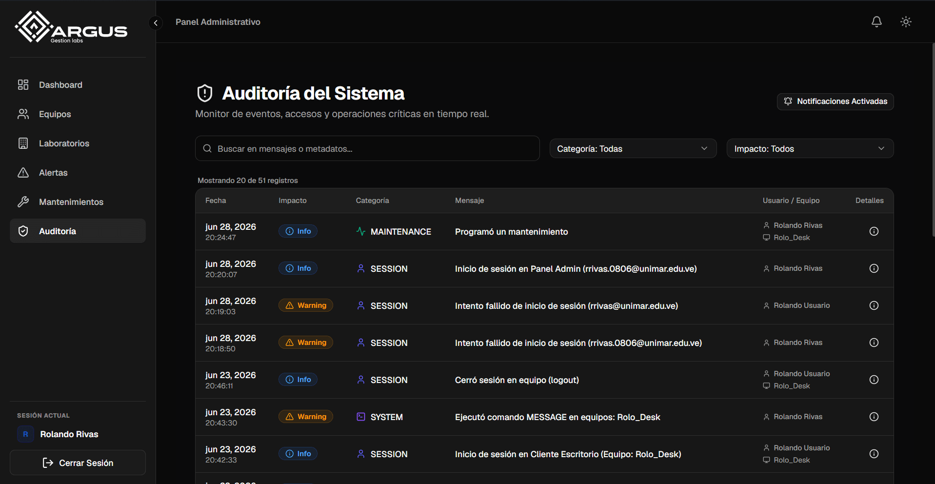 Project screen 3